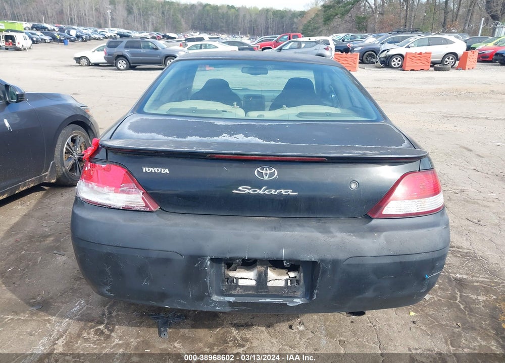 2000 TOYOTA CAMRY SOLARA SLE V6 VIN: 2T1CF28P5YC322224