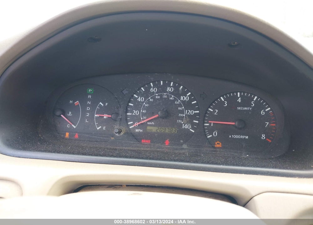 2000 TOYOTA CAMRY SOLARA SLE V6 VIN: 2T1CF28P5YC322224