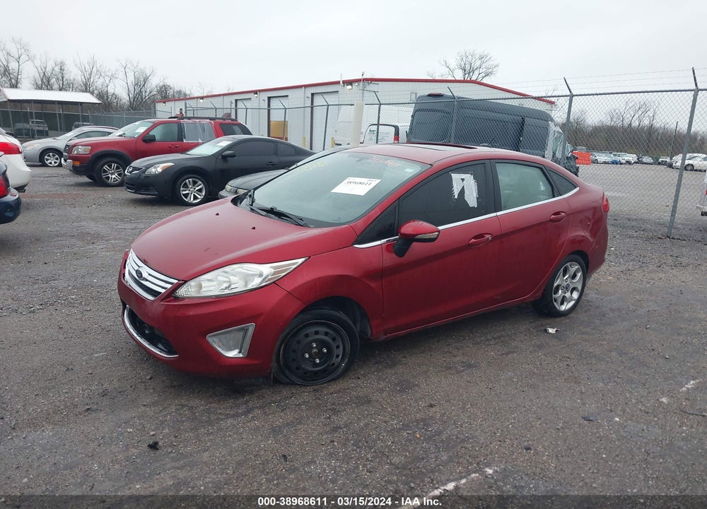 2013 FORD FIESTA TITANIUM VIN: 3FADP4CJ8DM131601