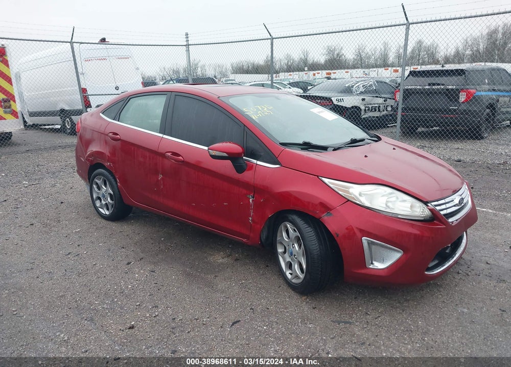 2013 FORD FIESTA TITANIUM VIN: 3FADP4CJ8DM131601