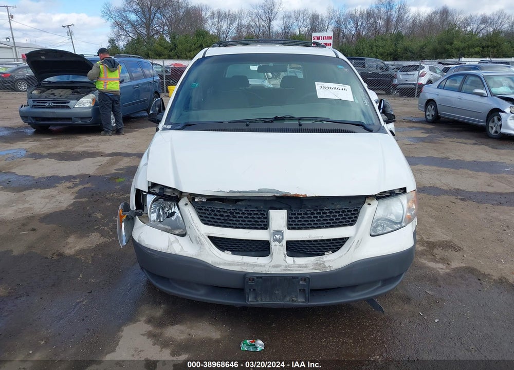 2002 DODGE CARAVAN SE VIN: 1B4GP25R92B712816