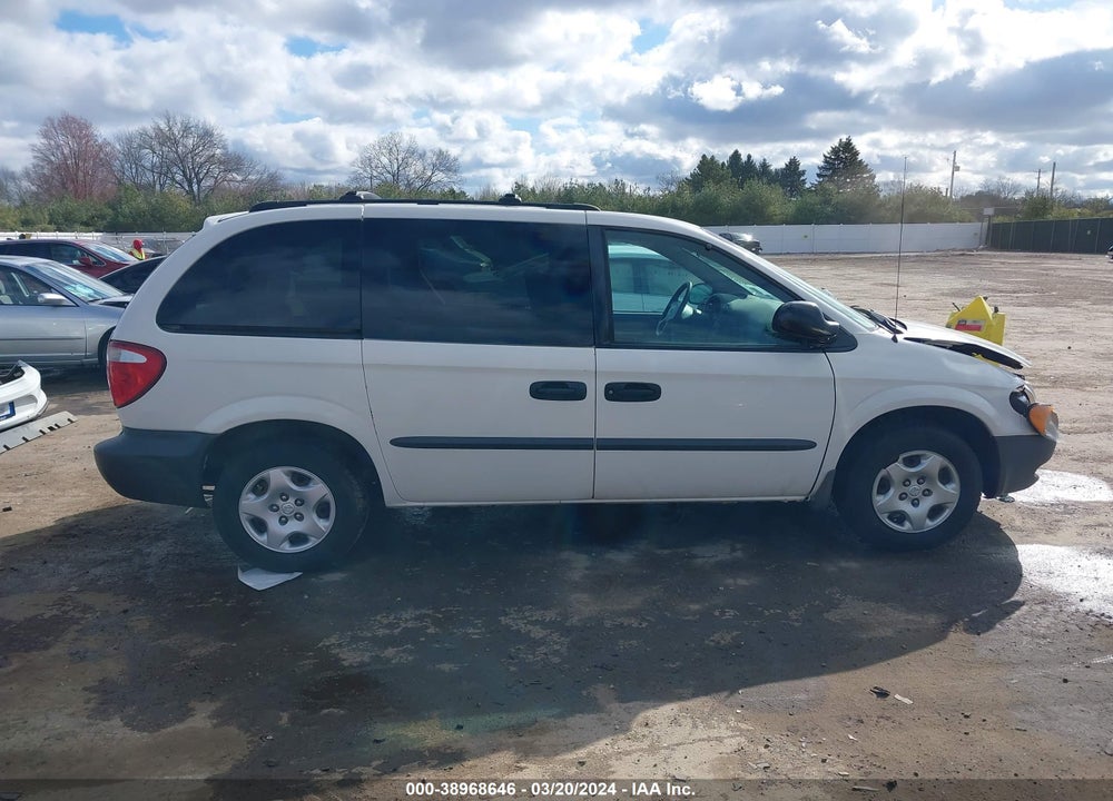 2002 DODGE CARAVAN SE VIN: 1B4GP25R92B712816
