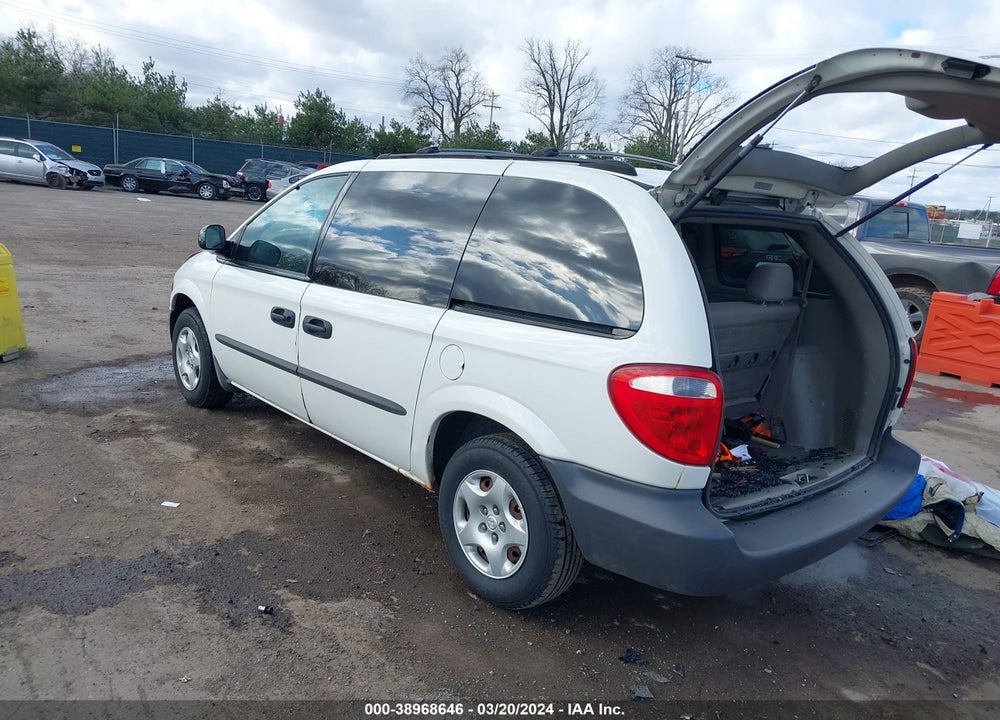 2002 DODGE CARAVAN SE VIN: 1B4GP25R92B712816