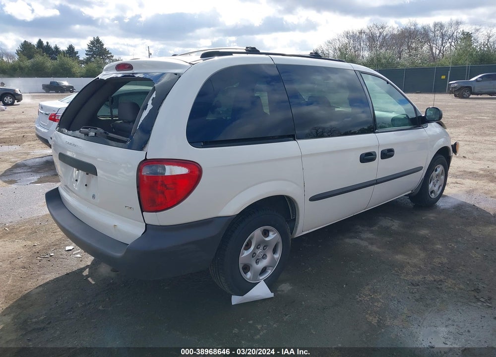 2002 DODGE CARAVAN SE VIN: 1B4GP25R92B712816