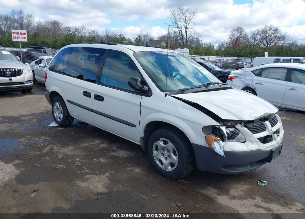 2002 DODGE CARAVAN SE VIN: 1B4GP25R92B712816