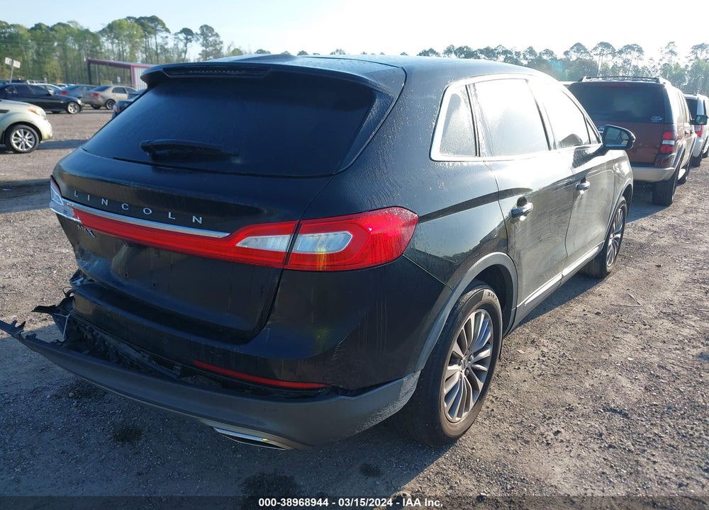 2016 LINCOLN MKX SELECT VIN: 2LMPJ6KR5GBL37301