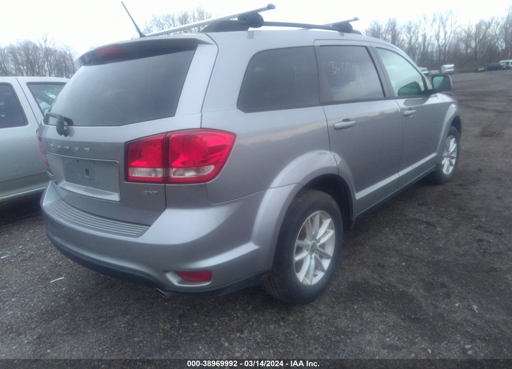 2016 DODGE JOURNEY SXT VIN: 3C4PDDBG1GT129236