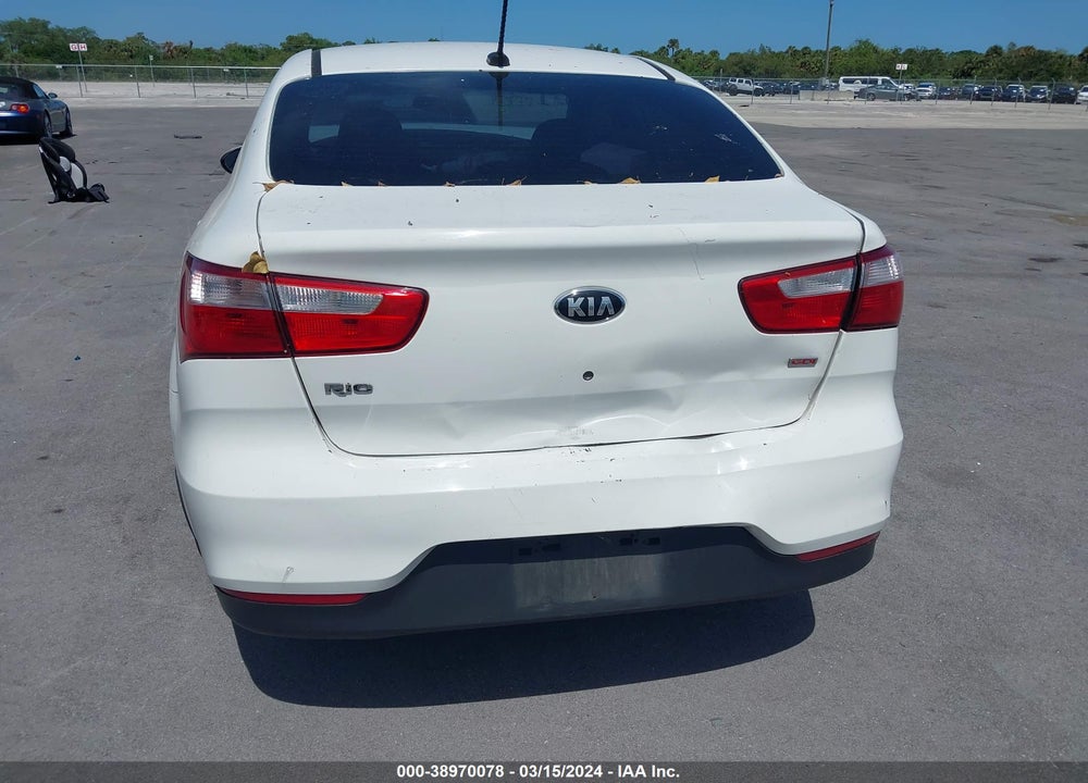 2016 KIA RIO VIN: KNADM4A38G6663472