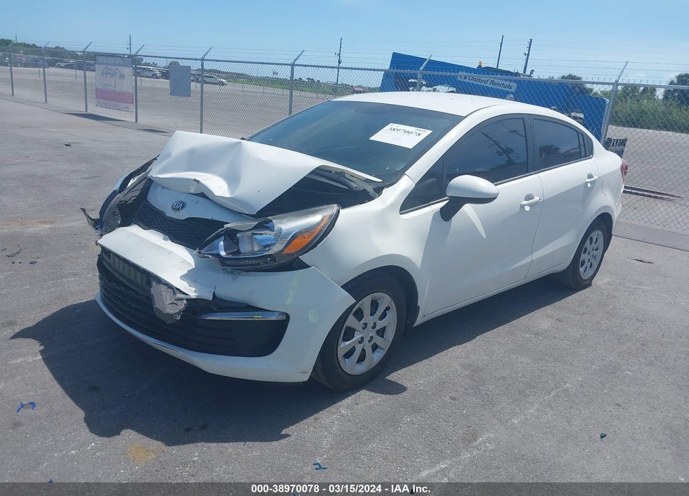 2016 KIA RIO VIN: KNADM4A38G6663472