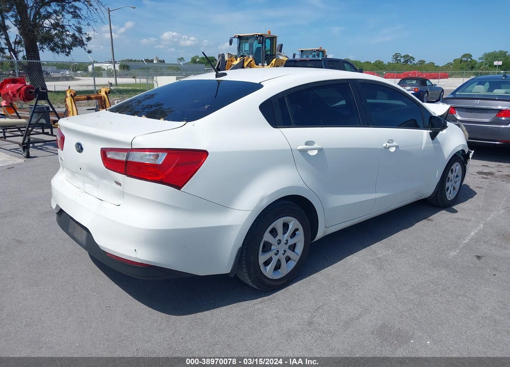 2016 KIA RIO VIN: KNADM4A38G6663472