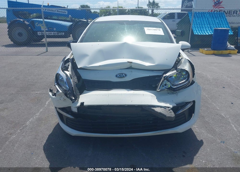 2016 KIA RIO VIN: KNADM4A38G6663472