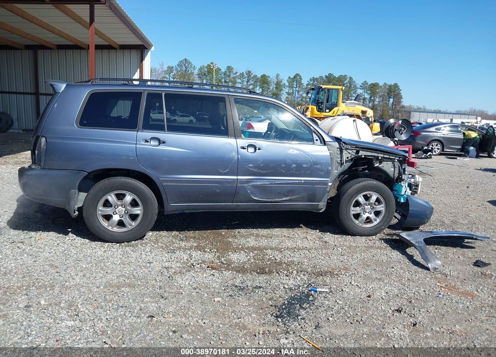 2007 TOYOTA HIGHLANDER V6 VIN: JTEHP21A070205924