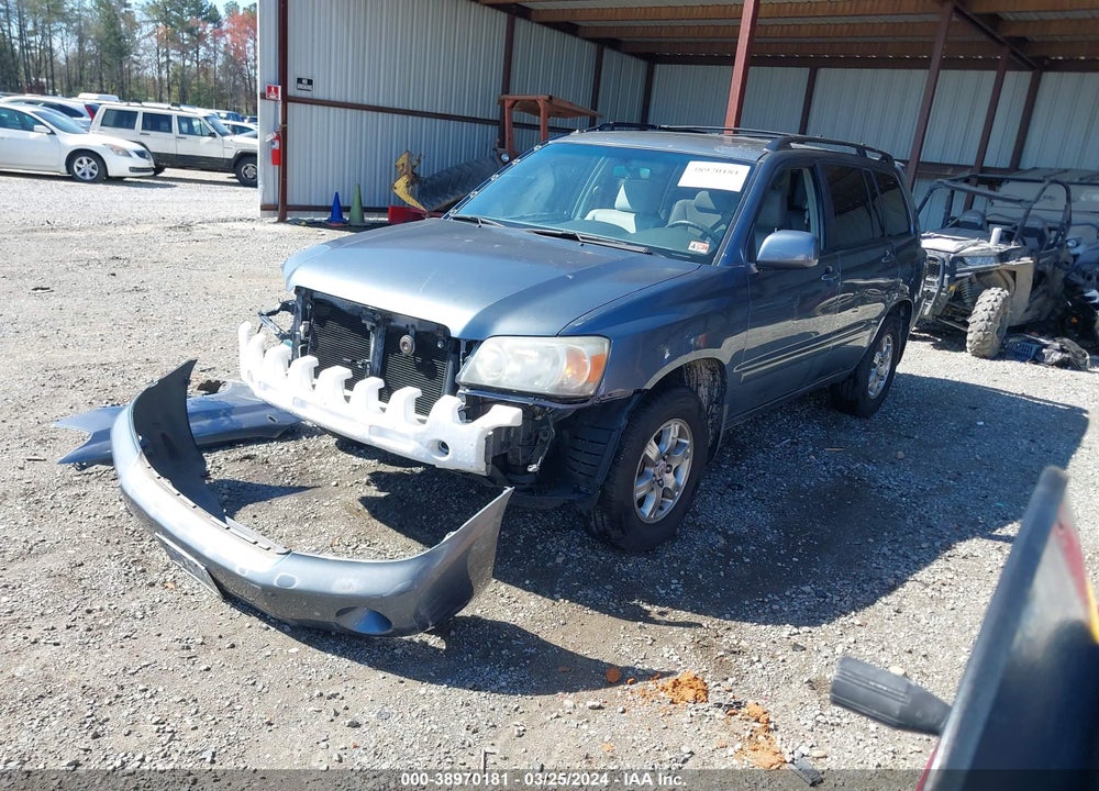 2007 TOYOTA HIGHLANDER V6 VIN: JTEHP21A070205924