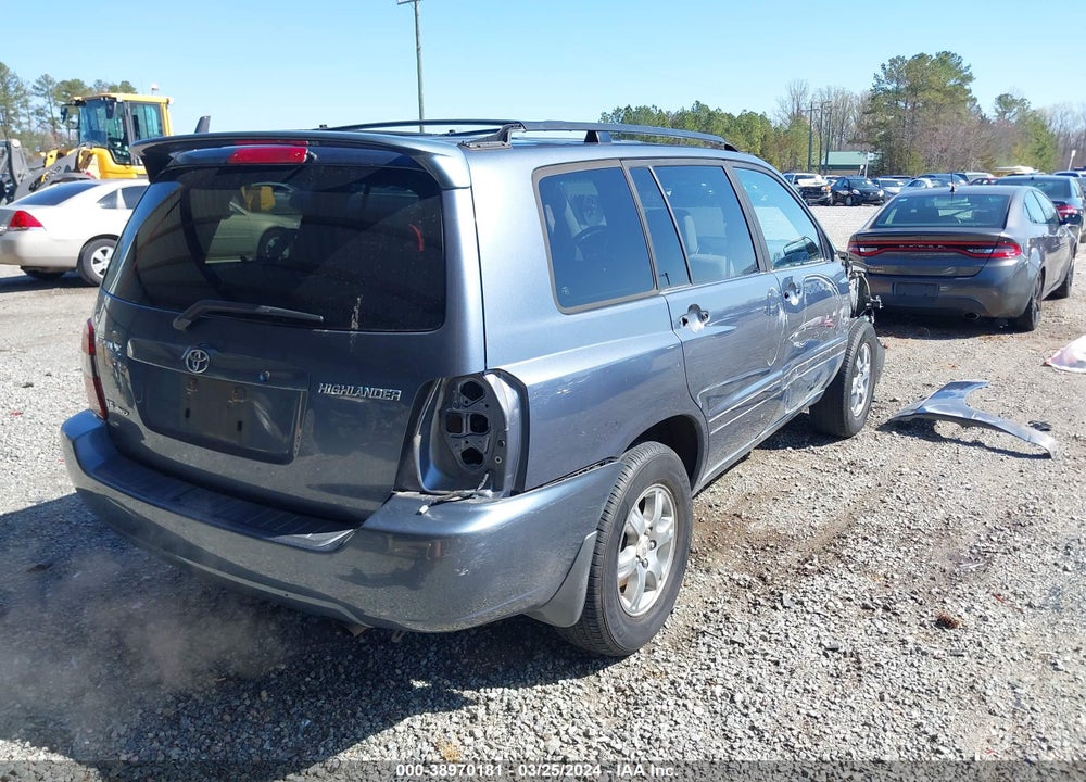 2007 TOYOTA HIGHLANDER V6 VIN: JTEHP21A070205924