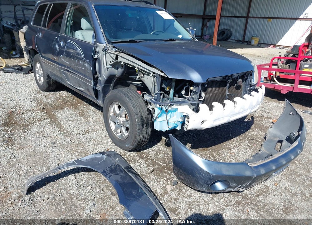 2007 TOYOTA HIGHLANDER V6 VIN: JTEHP21A070205924