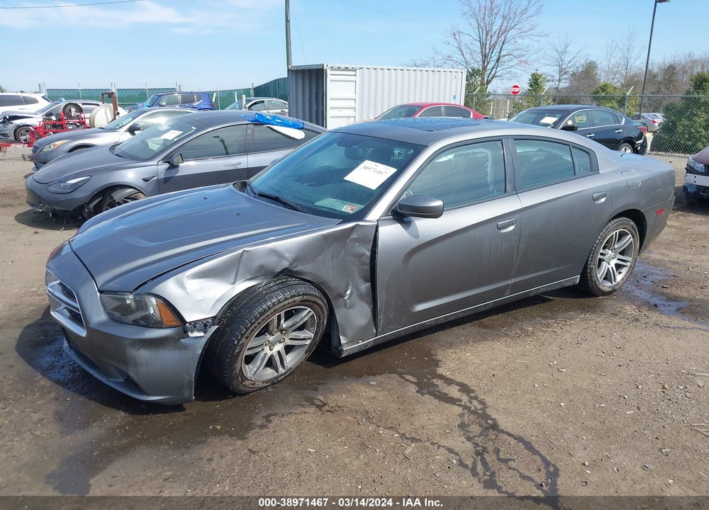 2012 DODGE CHARGER SXT VIN: 2C3CDXHG1CH126058
