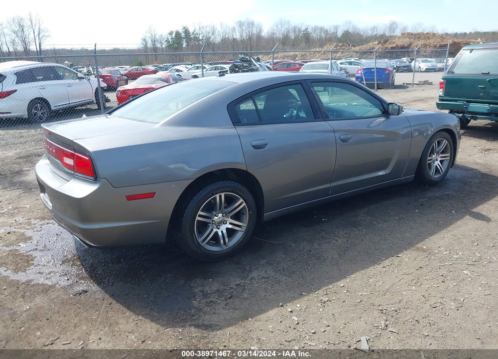 2012 DODGE CHARGER SXT VIN: 2C3CDXHG1CH126058
