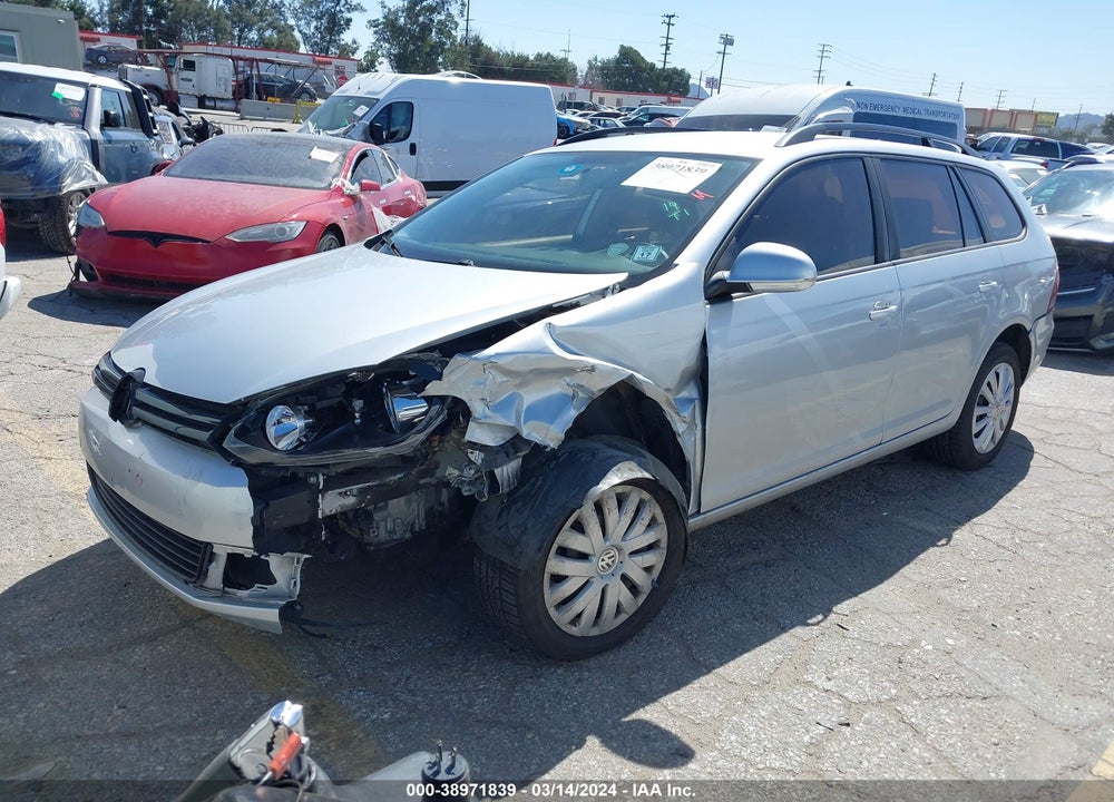 2013 VOLKSWAGEN JETTA SPORTWAGEN 2.5L S VIN: 3VWPP7AJ4DM642733