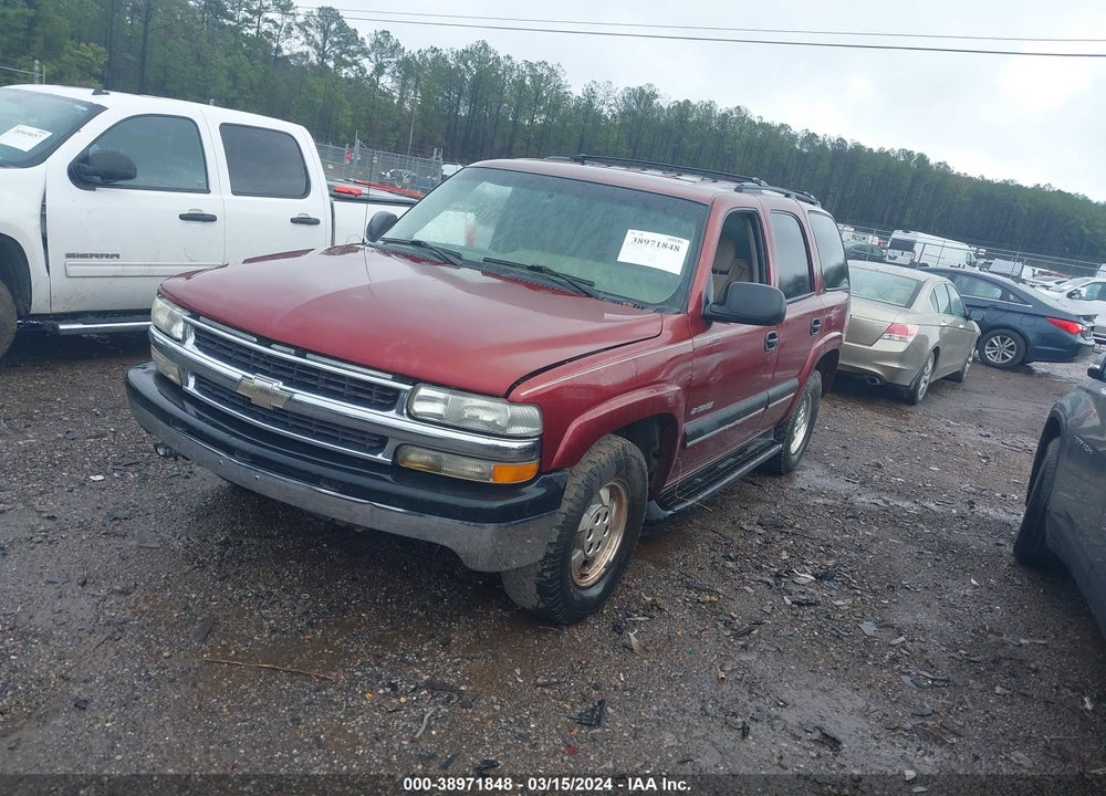 2002 CHEVROLET TAHOE LS VIN: 1GNEC13Z22R170394