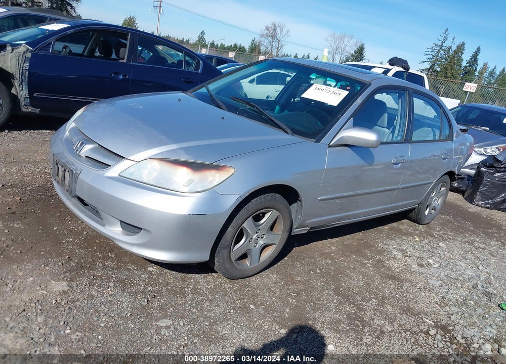 2004 HONDA CIVIC VIN: 2HGES26734H559982