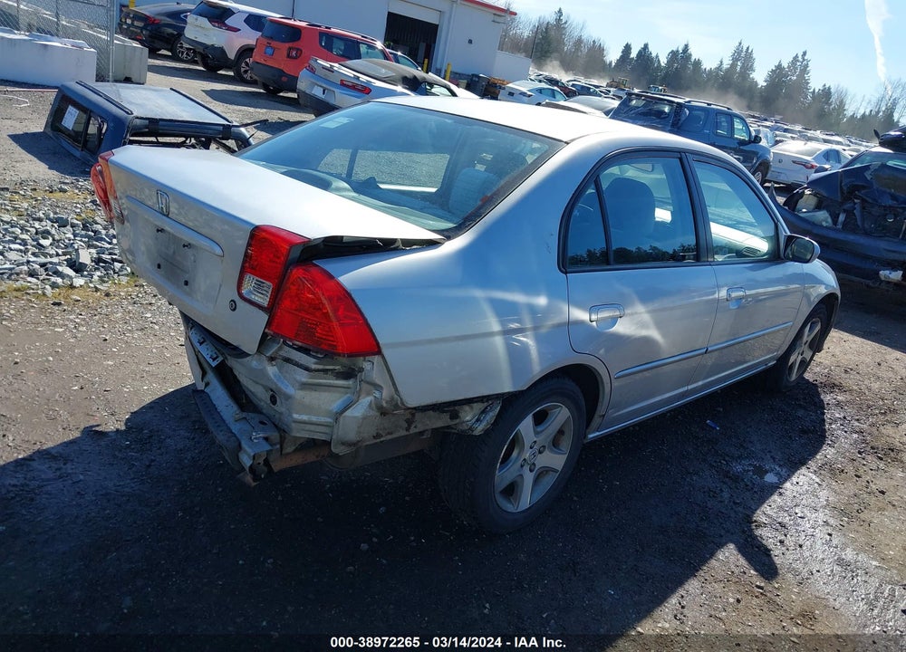 2004 HONDA CIVIC VIN: 2HGES26734H559982