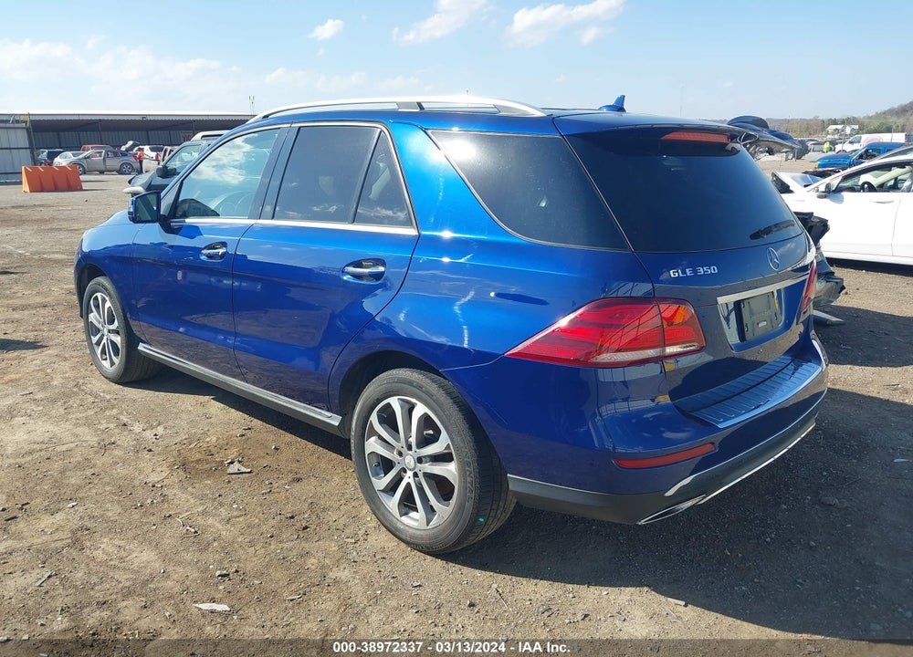 2017 MERCEDES-BENZ GLE 350 4MATIC VIN: 4JGDA5HB5HA850287