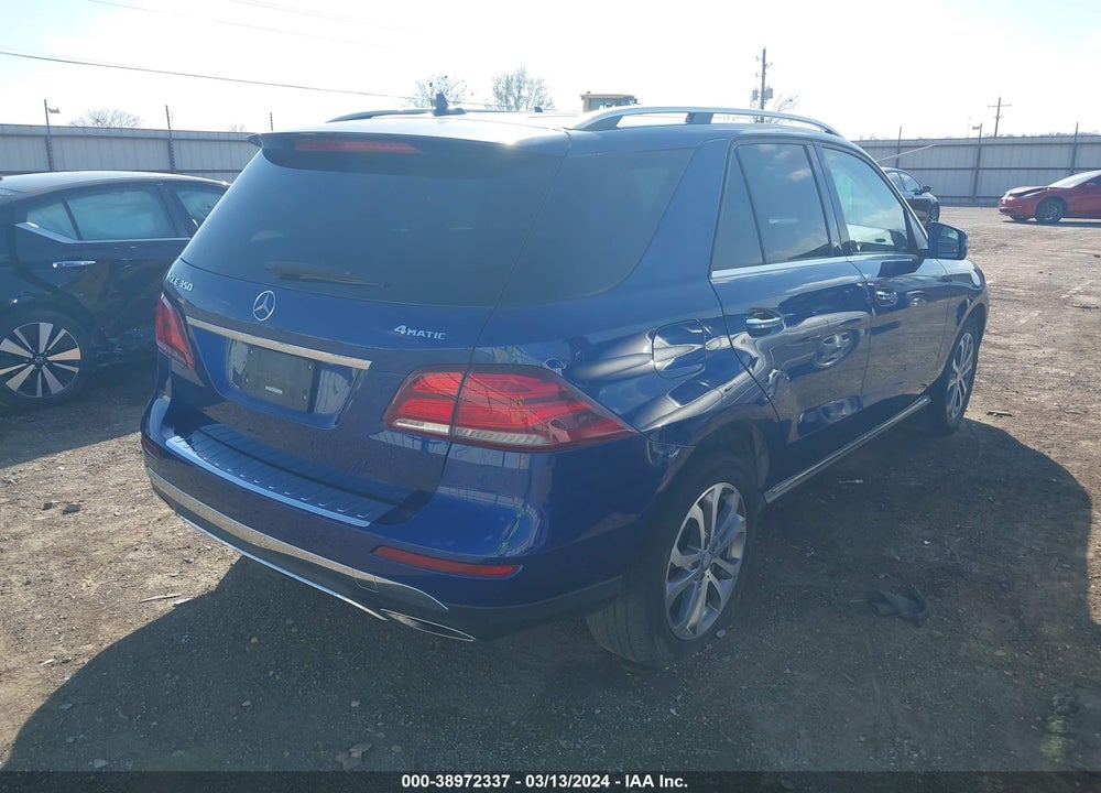 2017 MERCEDES-BENZ GLE 350 4MATIC VIN: 4JGDA5HB5HA850287