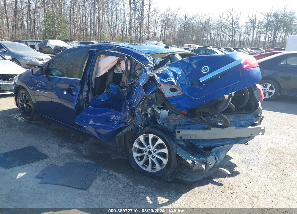2018 NISSAN SENTRA SV VIN: 3N1AB7APXJY305499