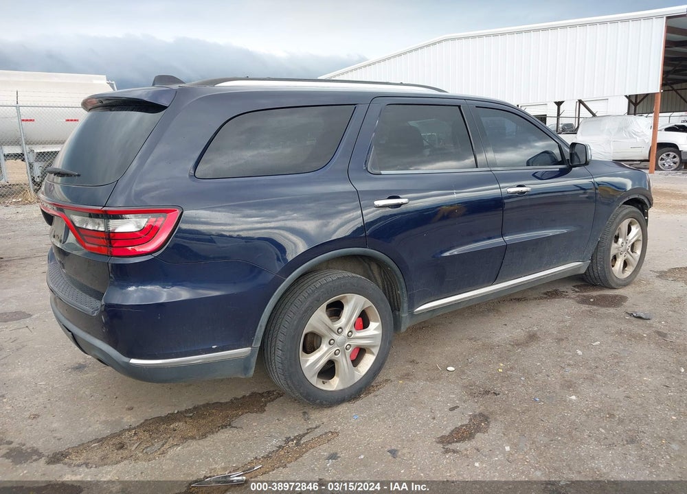 2014 DODGE DURANGO SXT VIN: 1C4RDHAG5EC975217