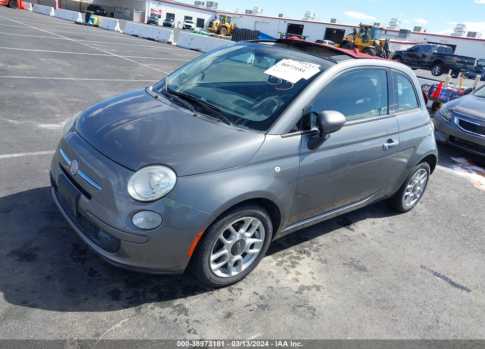2012 FIAT 500C VIN: 3C3CFFDR2CT385631