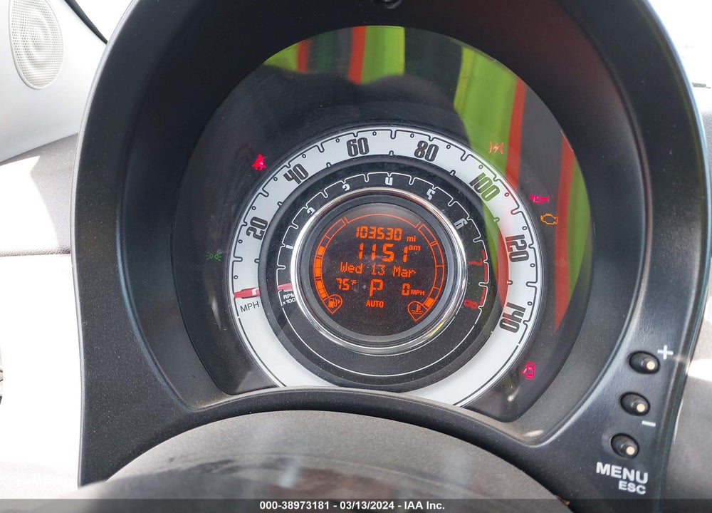 2012 FIAT 500C VIN: 3C3CFFDR2CT385631