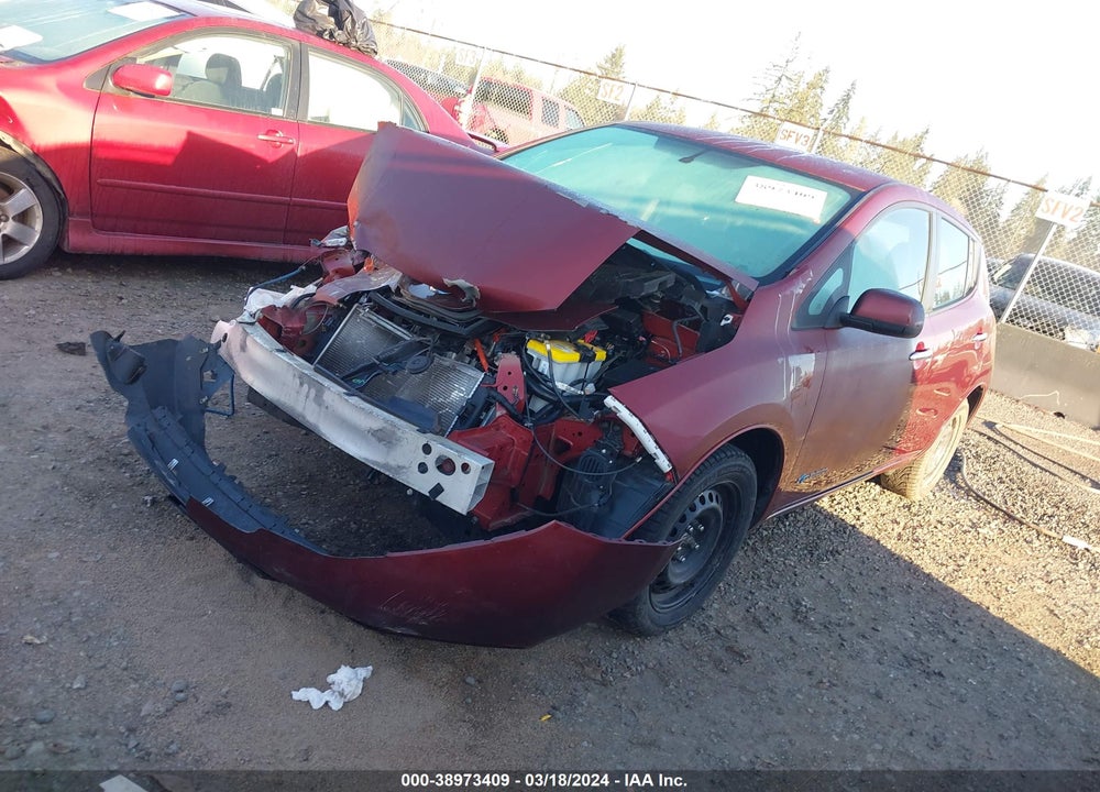2017 NISSAN LEAF S VIN: 1N4BZ0CP8HC310145
