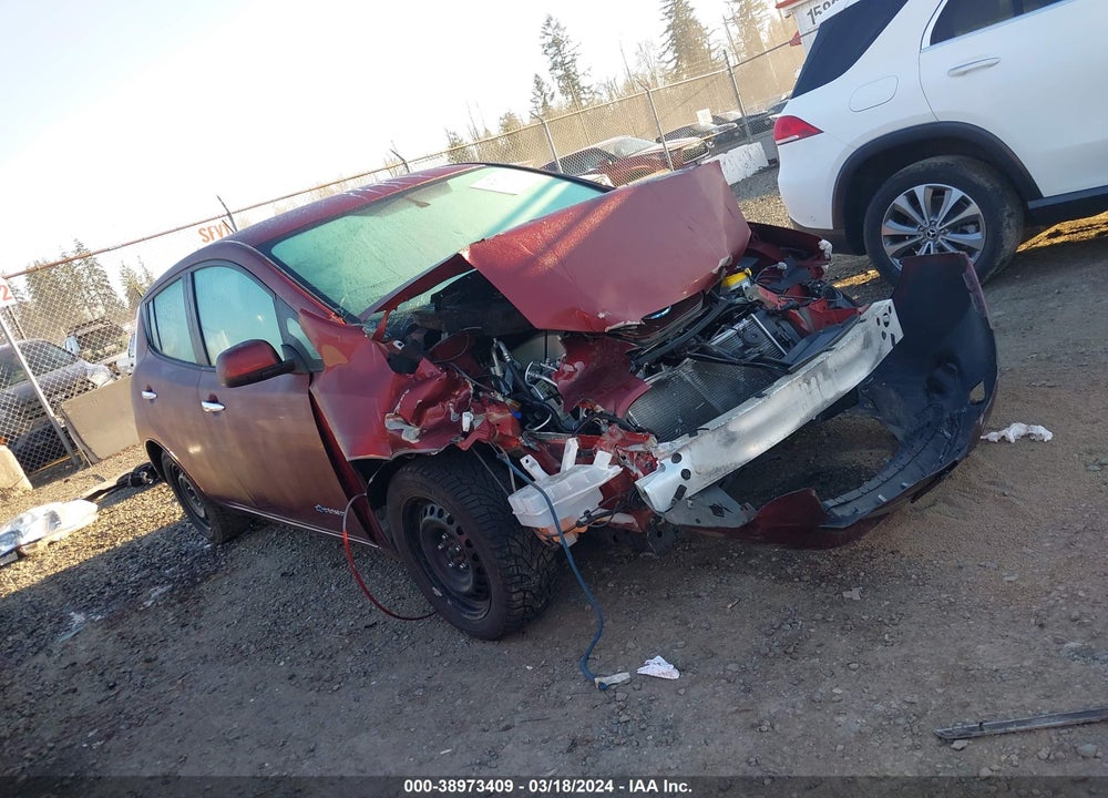 2017 NISSAN LEAF S VIN: 1N4BZ0CP8HC310145