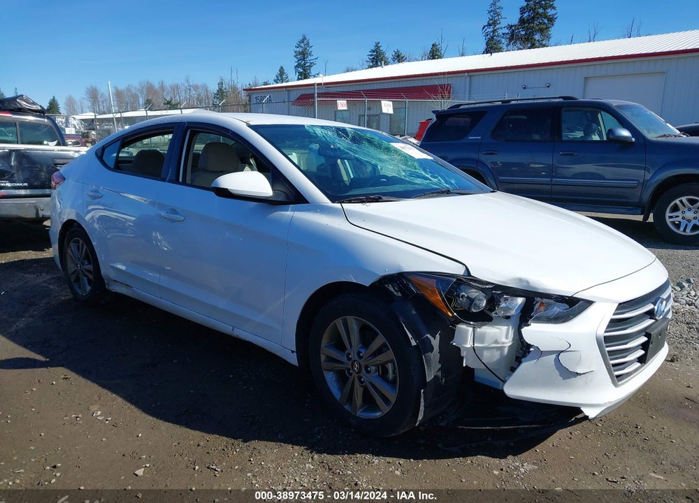 2018 HYUNDAI ELANTRA SEL VIN: 5NPD84LFXJH388537