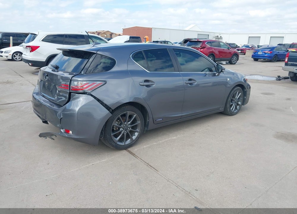 2012 LEXUS CT 200H PREMIUM VIN: JTHKD5BH8C2115157