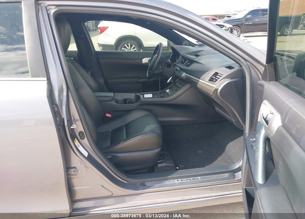 2012 LEXUS CT 200H PREMIUM VIN: JTHKD5BH8C2115157