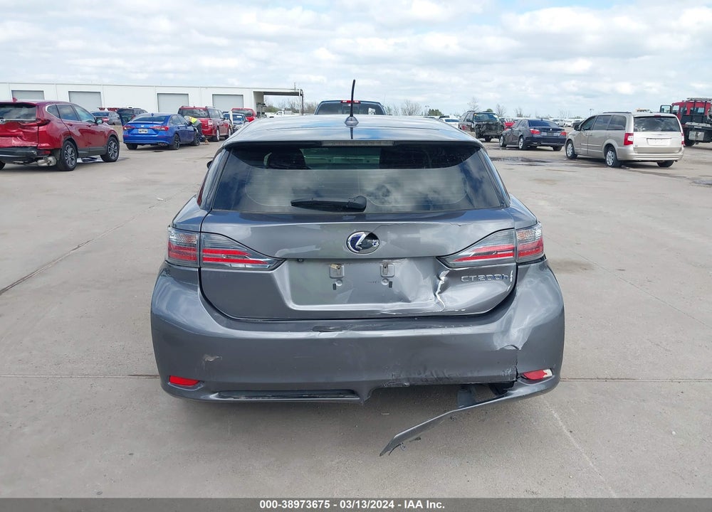 2012 LEXUS CT 200H PREMIUM VIN: JTHKD5BH8C2115157