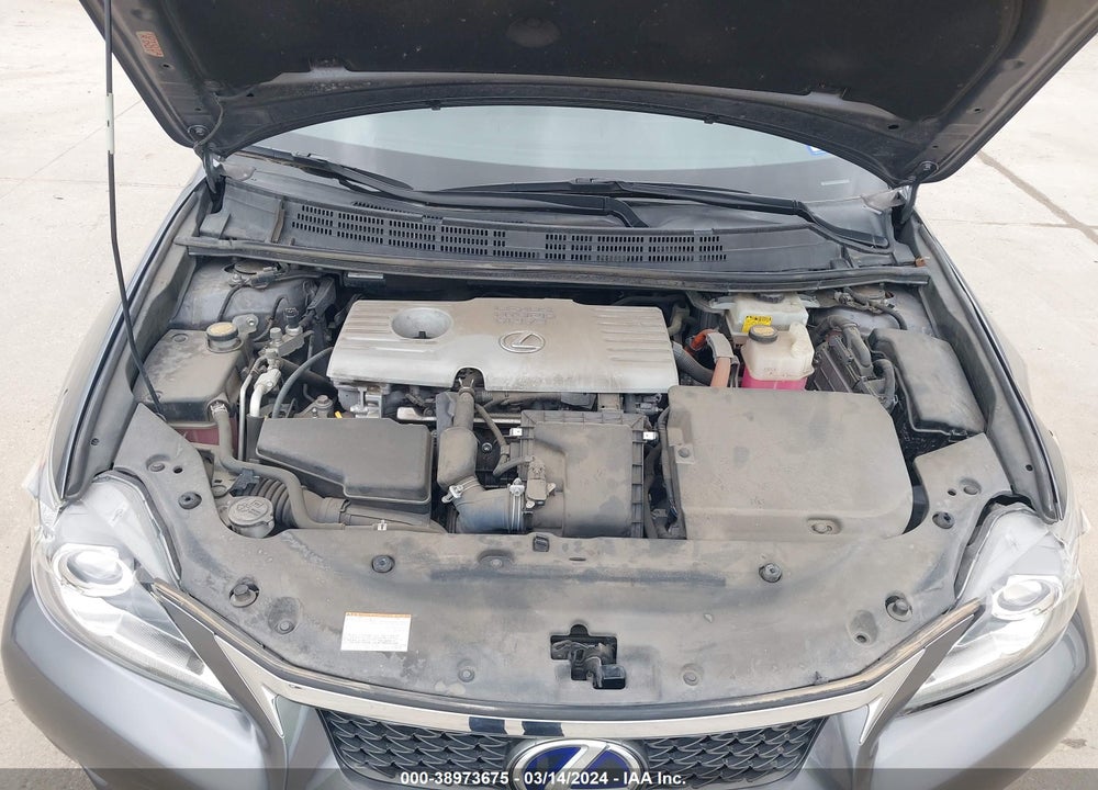 2012 LEXUS CT 200H PREMIUM VIN: JTHKD5BH8C2115157