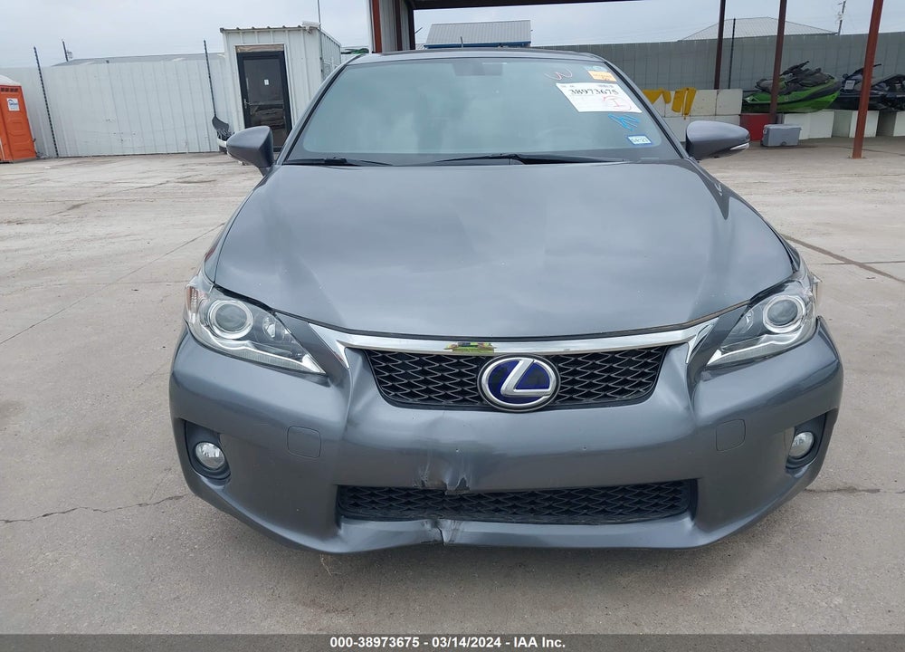 2012 LEXUS CT 200H PREMIUM VIN: JTHKD5BH8C2115157