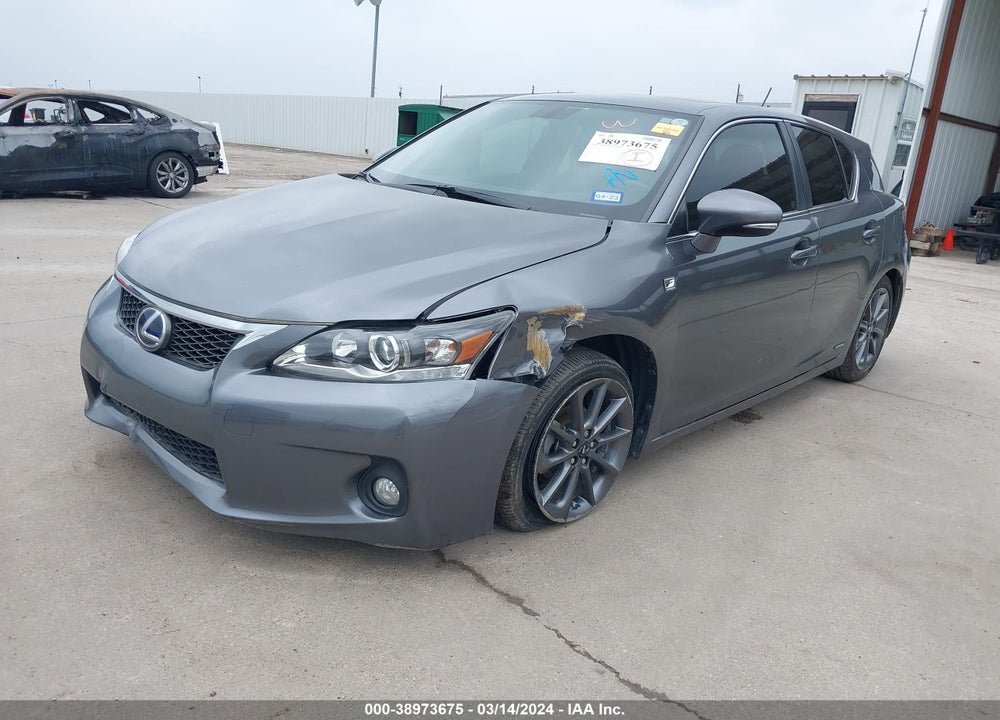 2012 LEXUS CT 200H PREMIUM VIN: JTHKD5BH8C2115157