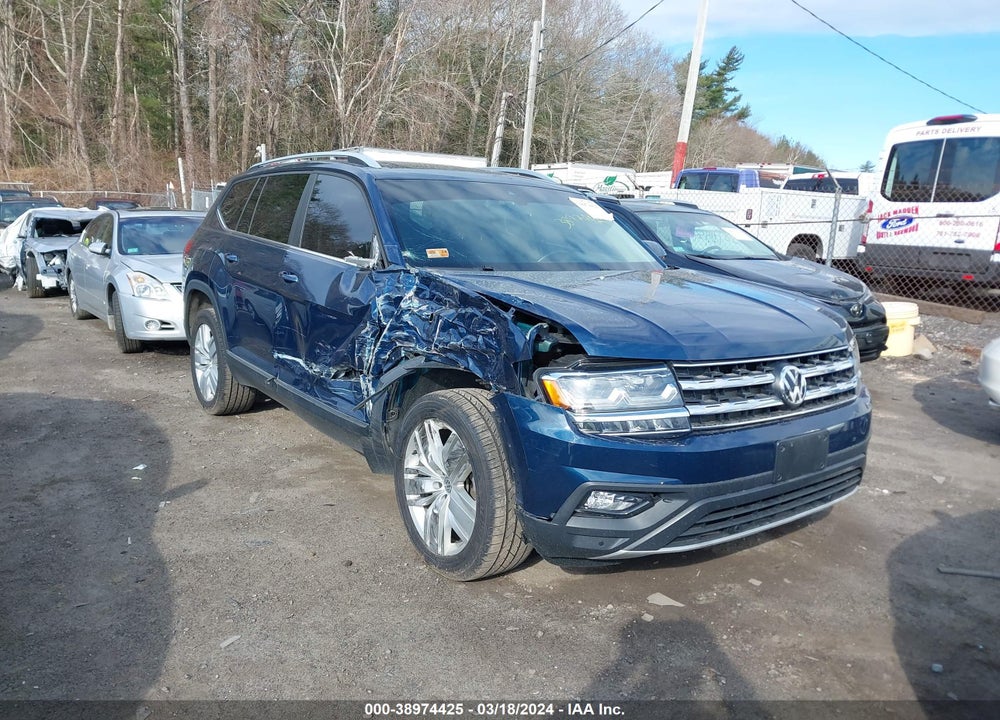 2019 VOLKSWAGEN ATLAS 3.6L V6 SEL VIN: 1V2MR2CA0KC606535