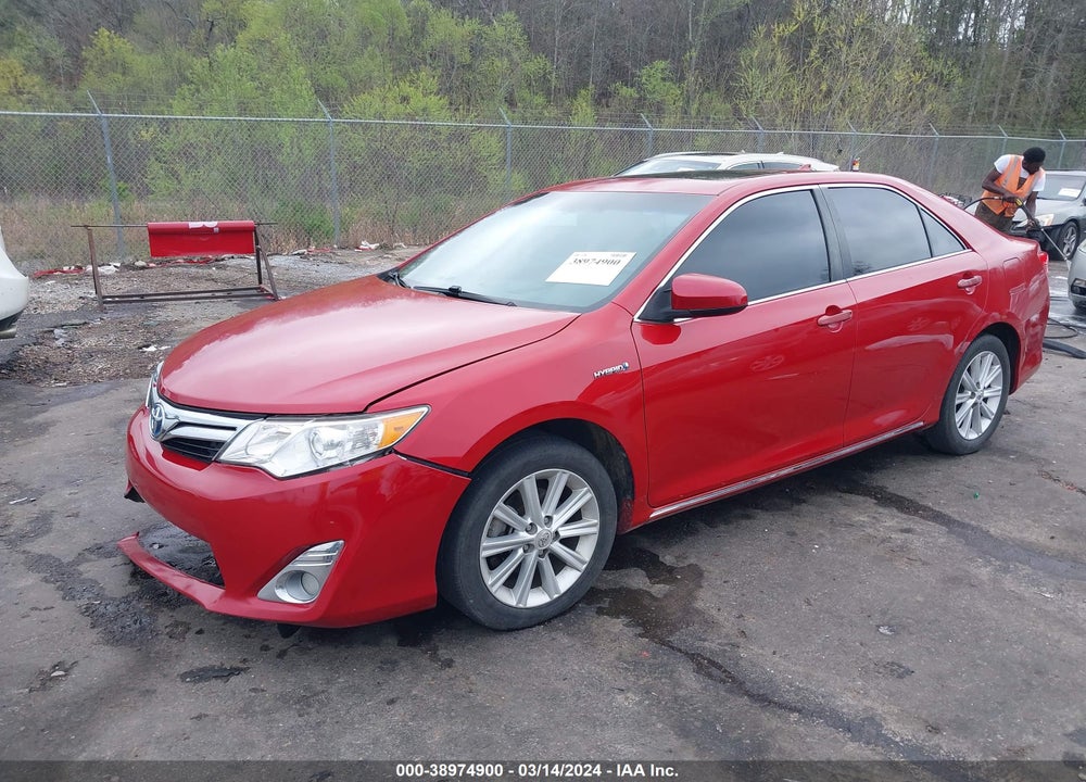 2012 TOYOTA CAMRY HYBRID XLE VIN: 4T1BD1FK0CU010323