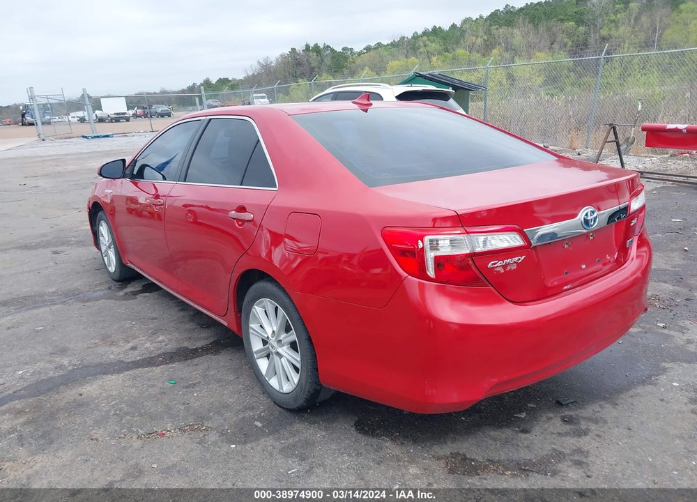 2012 TOYOTA CAMRY HYBRID XLE VIN: 4T1BD1FK0CU010323