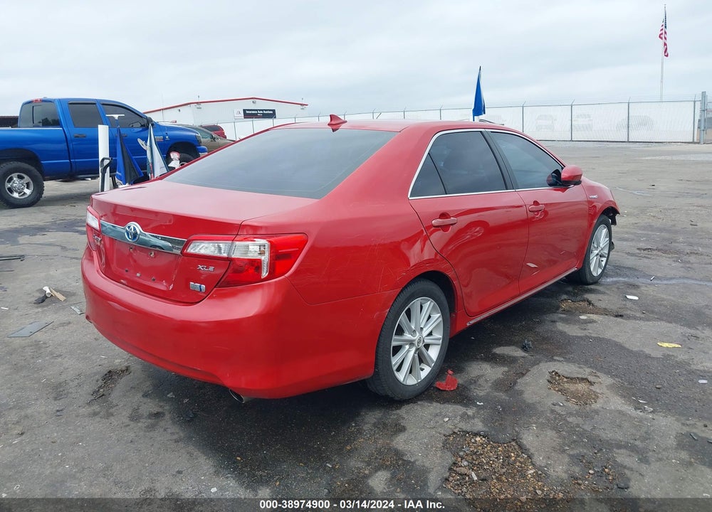2012 TOYOTA CAMRY HYBRID XLE VIN: 4T1BD1FK0CU010323