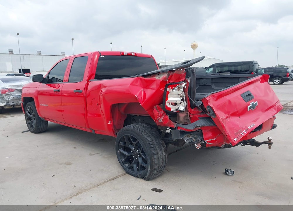 2017 CHEVROLET SILVERADO 1500 CUSTOM VIN: 1GCRCPEC2HZ296737