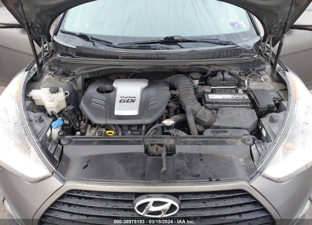 2013 HYUNDAI VELOSTER TURBO W/BLACK VIN: KMHTC6AE8DU173163