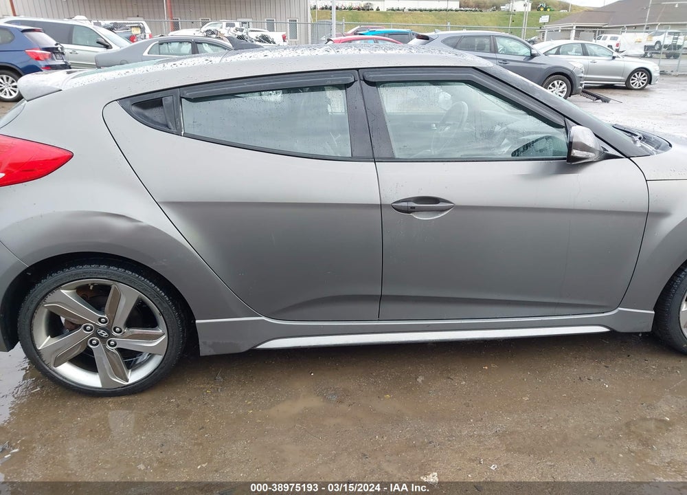 2013 HYUNDAI VELOSTER TURBO W/BLACK VIN: KMHTC6AE8DU173163