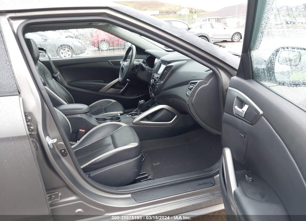 2013 HYUNDAI VELOSTER TURBO W/BLACK VIN: KMHTC6AE8DU173163