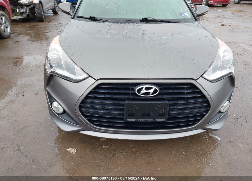 2013 HYUNDAI VELOSTER TURBO W/BLACK VIN: KMHTC6AE8DU173163