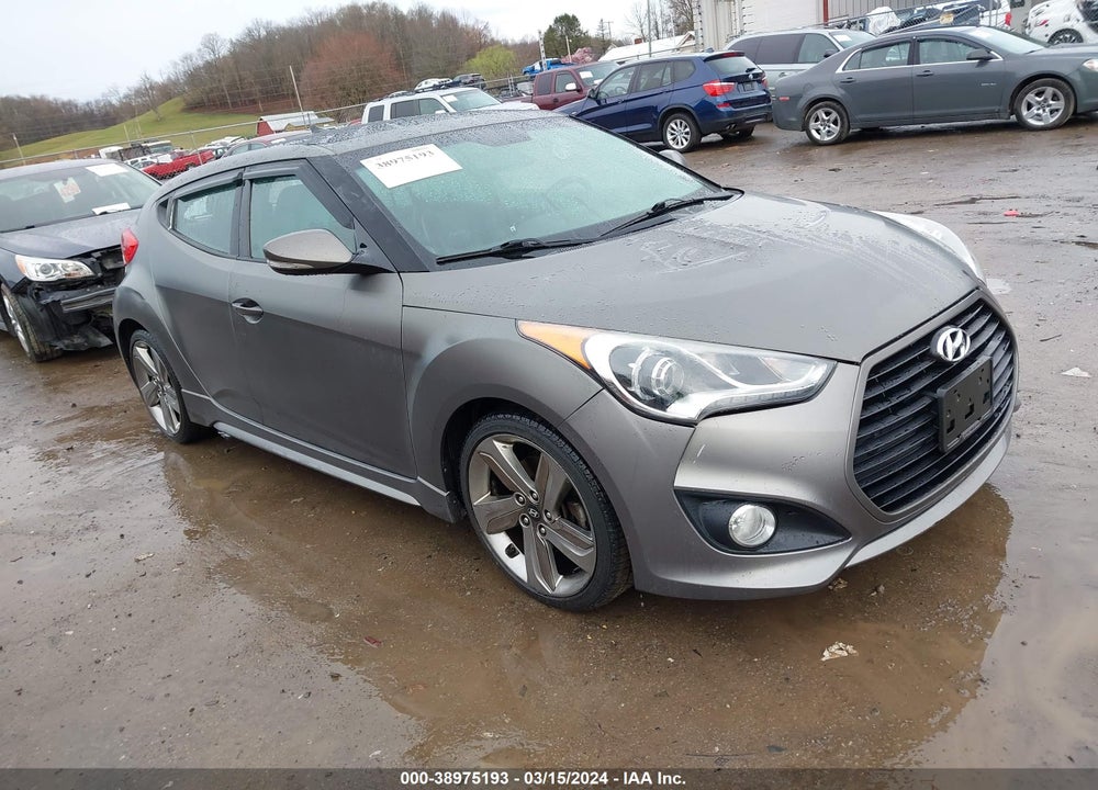 2013 HYUNDAI VELOSTER TURBO W/BLACK VIN: KMHTC6AE8DU173163
